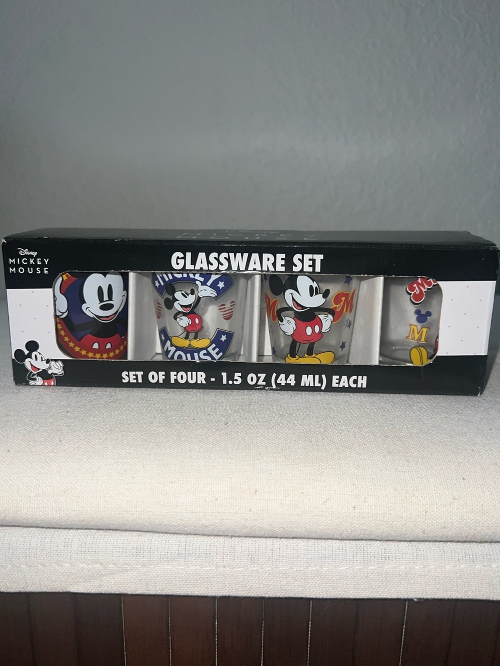 Classic Mickey Glassware Shot Glass Set - Multi-Color